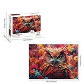 1000 Teile Puzzle - Bunte Eule